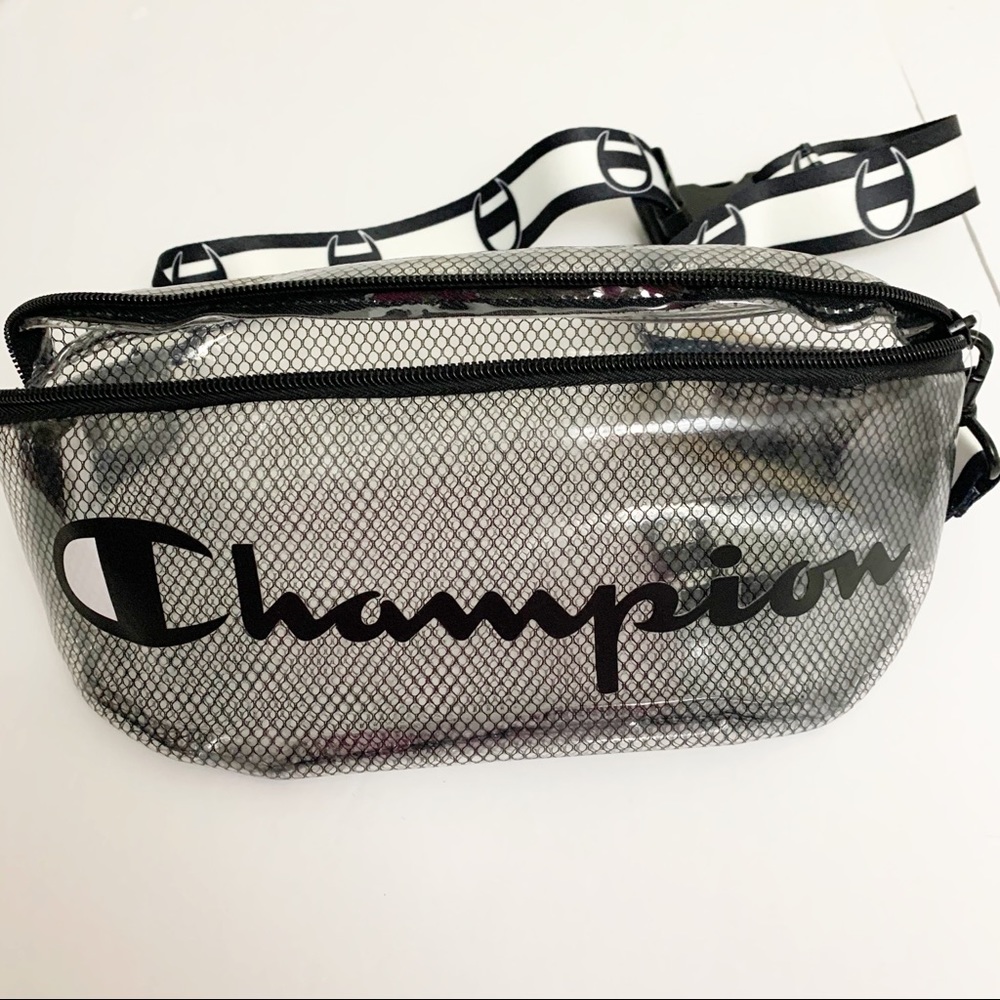 ❤️SOLD❤️ Champion Fanny Waist Pack Script Clear - Picture 3 of 8